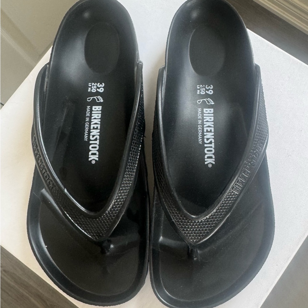 Birkenstock Black Flip Flops